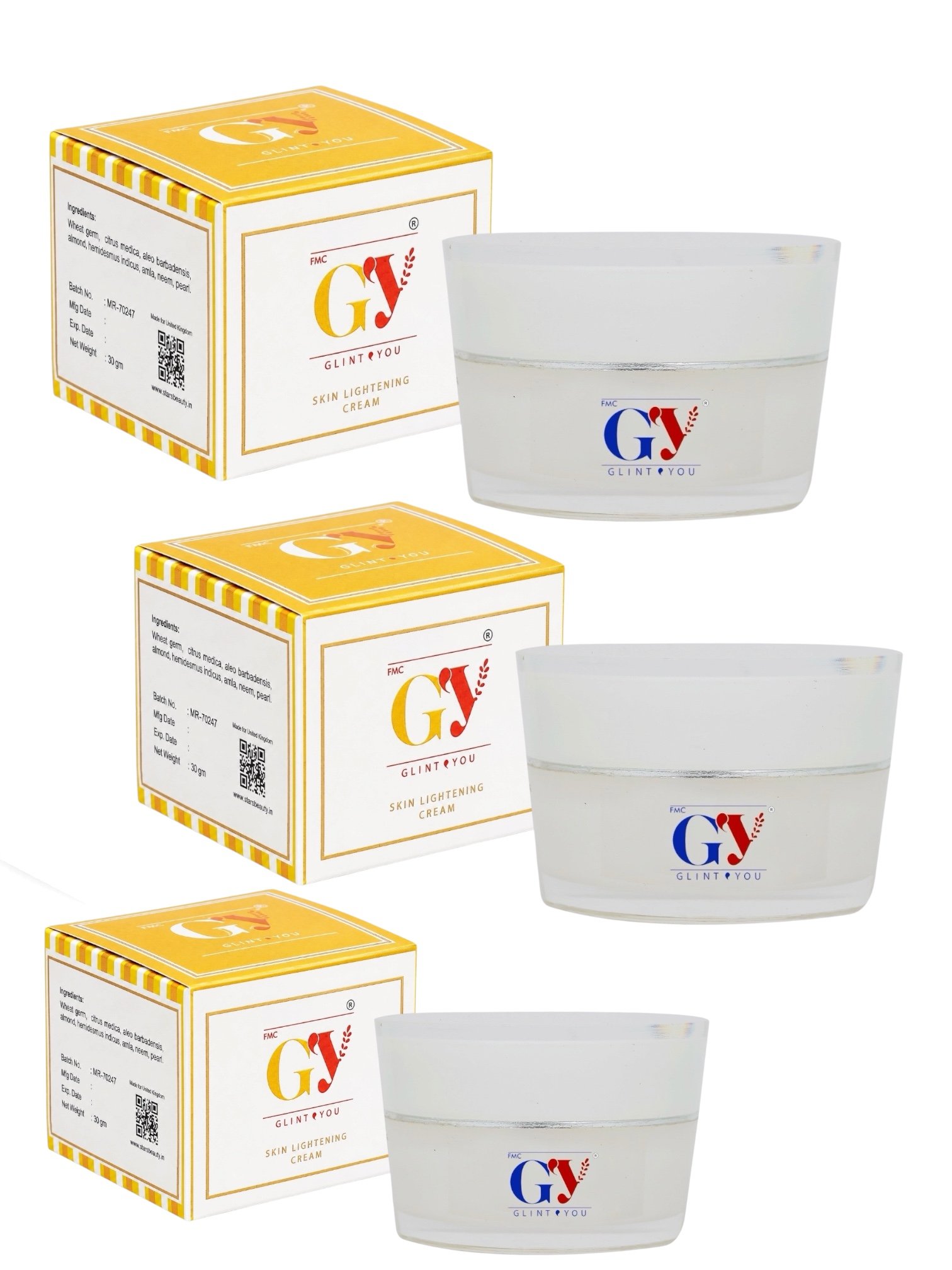 GY skin lightening cream PACK OF 3